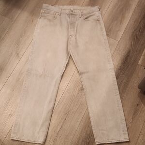 Levi's 501 Light Gray Denim Jeans